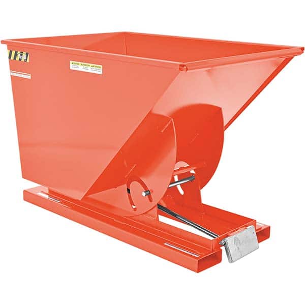 Vestil - Hoppers & Basket Trucks Additional Information: Complies w/OSHA General Industry Rule 29 CFR 1910.178(m)(5)(iii) - allows operator to remain at controls of truck throughout the dumping process - Benchmark Tooling