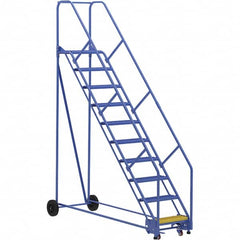 Vestil - 130" High 350 Lb Capacity 10 Step Ladder - Benchmark Tooling