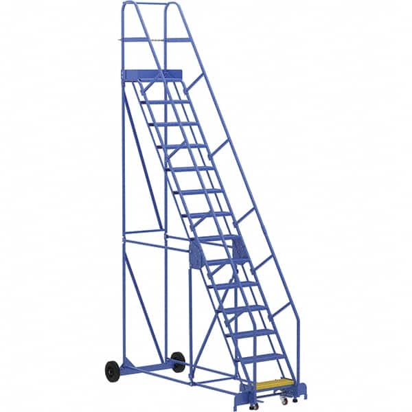 Vestil - 176" High 350 Lb Capacity 14 Step Ladder - Benchmark Tooling