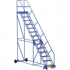 Vestil - 176" High 350 Lb Capacity 14 Step Ladder - Benchmark Tooling