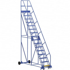 Vestil - 196" High 350 Lb Capacity 16 Step Ladder - Benchmark Tooling