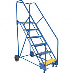 Vestil - 90" High 350 Lb Capacity 6 Step Ladder - Benchmark Tooling