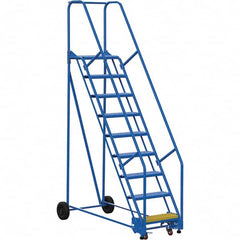 Vestil - 120" High 350 Lb Capacity 9 Step Ladder - Benchmark Tooling