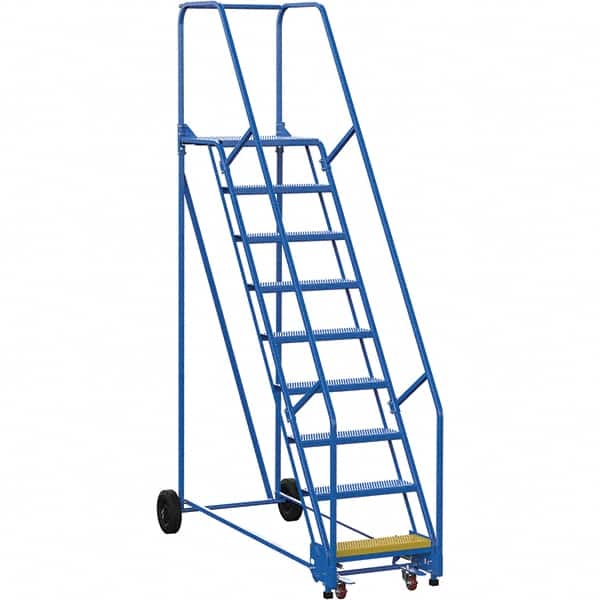 Vestil - 120" High 350 Lb Capacity 9 Step Ladder - Benchmark Tooling
