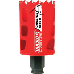 Freud - 1-3/4" Diam, 2-3/8" Cutting Depth, Hole Saw - Carbide-Tipped Saw, Toothed Edge - Benchmark Tooling