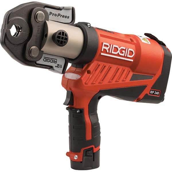 Ridgid - Benders, Crimpers & Pressers Type: Pressing Tool Kit Maximum Pipe Capacity (Inch): 1 - Benchmark Tooling