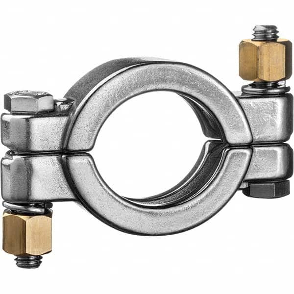 Value Collection - Sanitary Stainless Steel Pipe Fittings Type: Clamp w/Bolt Style: Quick-Clamp - Benchmark Tooling