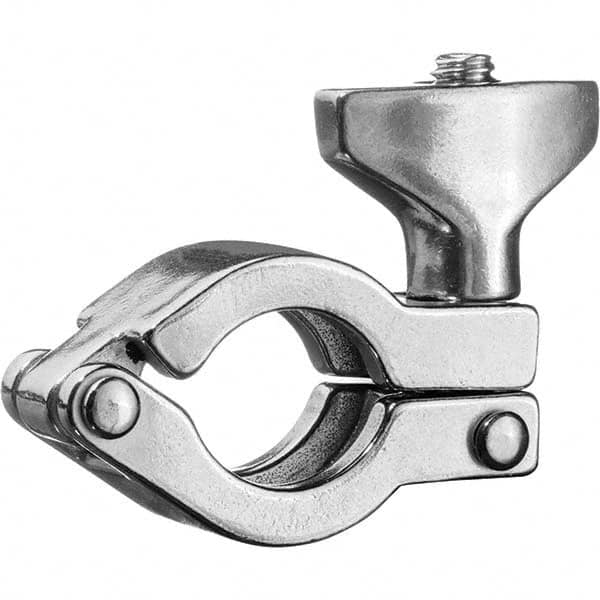 Value Collection - Sanitary Stainless Steel Pipe Fittings Type: Clamp w/Wing Nut Style: Quick-Clamp - Benchmark Tooling