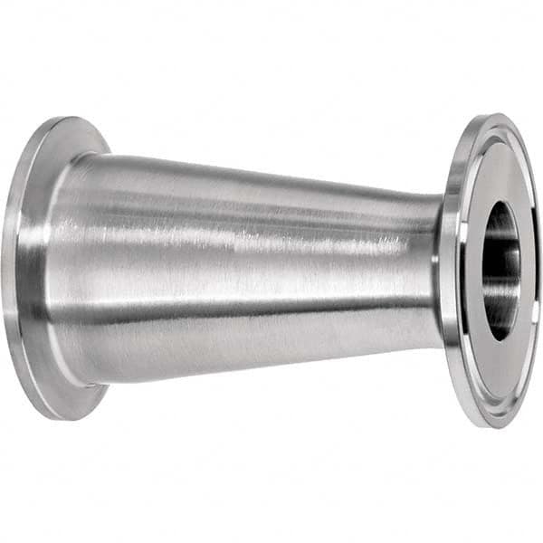 Value Collection - Sanitary Stainless Steel Pipe Fittings Type: Straight Reducer Style: Quick-Clamp - Benchmark Tooling