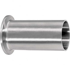 Value Collection - Sanitary Stainless Steel Pipe Fittings Type: Long Ferrule Style: Quick-Clamp to Butt Weld - Benchmark Tooling