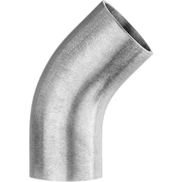 Value Collection - Sanitary Stainless Steel Pipe Fittings Type: 45 Elbow Style: Butt Weld - Benchmark Tooling