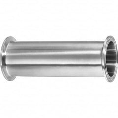 Value Collection - Sanitary Stainless Steel Pipe Fittings Type: Straight Connector Style: Quick-Clamp - Benchmark Tooling