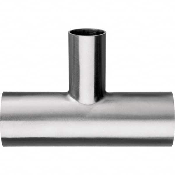 Value Collection - Sanitary Stainless Steel Pipe Fittings Type: Tee Reducer Style: Butt Weld - Benchmark Tooling