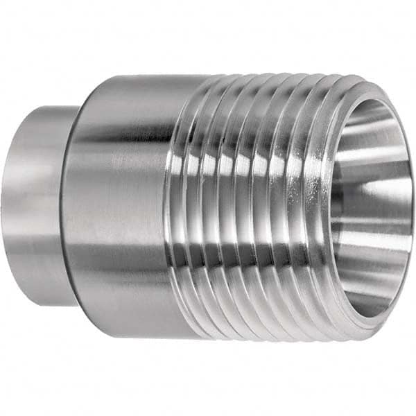 Value Collection - Sanitary Stainless Steel Pipe Fittings Type: Male Straight Style: Butt Weld - Benchmark Tooling