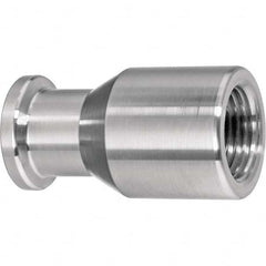 Value Collection - Sanitary Stainless Steel Pipe Fittings Type: Female Straight Style: Quick-Clamp - Benchmark Tooling