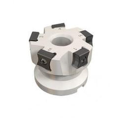 90° Arbor Mnt Face Mill-F90LND3.00-07-1.00-R-N11; 3"Dia - Benchmark Tooling