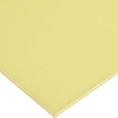 USA Sealing - 4' x 3" x 1/8" Yellow Garolite Rectangular Bar - Benchmark Tooling