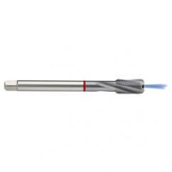 M8x1.25 6HX 3-Flute PM Cobalt Red Ring Semi-Bottoming 15 degree Spiral Flute Tap-TiCN - Benchmark Tooling
