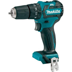 Makita - 12 Volt 3/8" Keyless Chuck Cordless Hammer Drill - 0 to 22,500 BPM, 0 to 1,500 RPM, Reversible - Benchmark Tooling