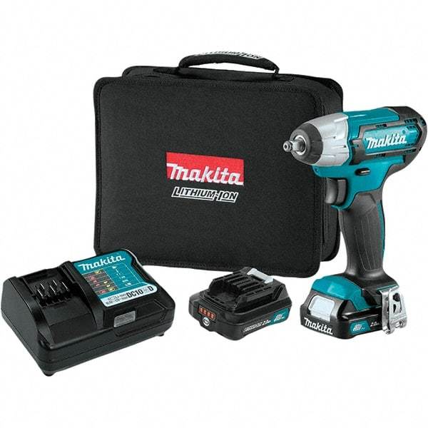 Makita - Cordless Impact Wrenches & Ratchets Voltage: 12.0 Drive Size (Inch): 3/8 - Benchmark Tooling