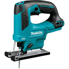 Makita - 12 Volt, 3,000 SPM, 7/8" Stroke Length, Lithium-Ion Cordless Jigsaw - 90° Cutting Angle, Series 12V MAX - Benchmark Tooling