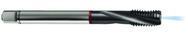 M9x1.0 6HX 4-Flute Cobalt Semi-Bottoming 15 degree Spiral Flute Tap-TiCN - Benchmark Tooling