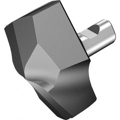 Sandvik Coromant - Series CoroDrill 870, 1" Diam Grade 4334 142° Replaceable Drill Tip - Benchmark Tooling