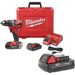 Milwaukee Tool - Cordless Drills Battery Voltage: 18 Battery Chemistry: Lithium-Ion - Benchmark Tooling