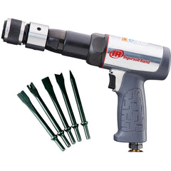 ‎119MAXK Industrial Duty Air Hammer Kit, Includes 5-peice Chisel Set, Vibration Reduced, 2530 BPM, 3-1/2 inch Stroke, 3/4 inch Bore Diameter