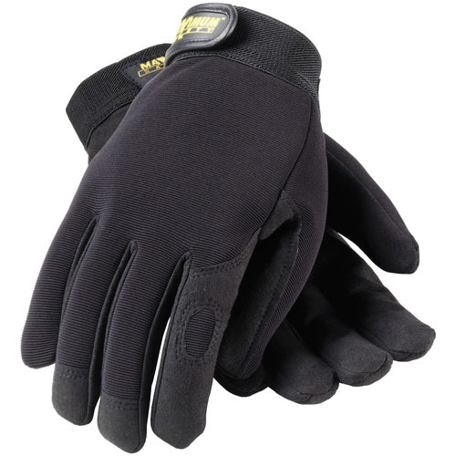 120-MX2805/L Mechanics Gloves - Professional Mechanic's Gloves - Black