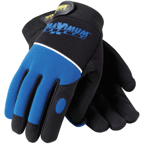 120-MX2830/L Mechanics Gloves - Professional Mechanic's Gloves - Black and Bl.