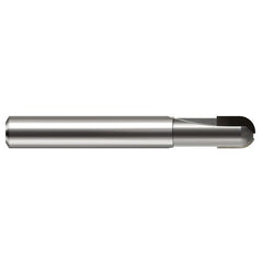 ‎1/8″ Dia. × 1/8″ Shank × 1/4″ DOC × 1-1/2″ OAL, PCD Diamond, 1 Flute, Ballnose End Mill