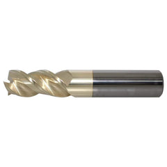 ProMax - 1/2" Diam, 5/8" LOC, 1/2" Shank Diam, 2-1/2" OAL, 3 Flute, Solid Carbide, Single End Square End Mill - Exact Industrial Supply