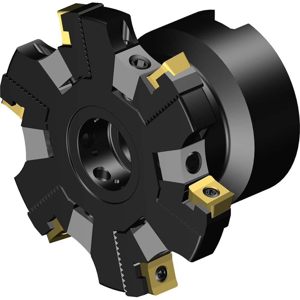 Sandvik Coromant - Indexable Slotting Cutters; Connection Type: Arbor Hole ; Maximum Depth of Cut (mm): 7.60 ; Cutter Diameter (mm): 80.00 ; Hole Diameter (mm): 27.0000 ; Number of Teeth: 6 ; Toolholder Style: R331.52 - Exact Industrial Supply