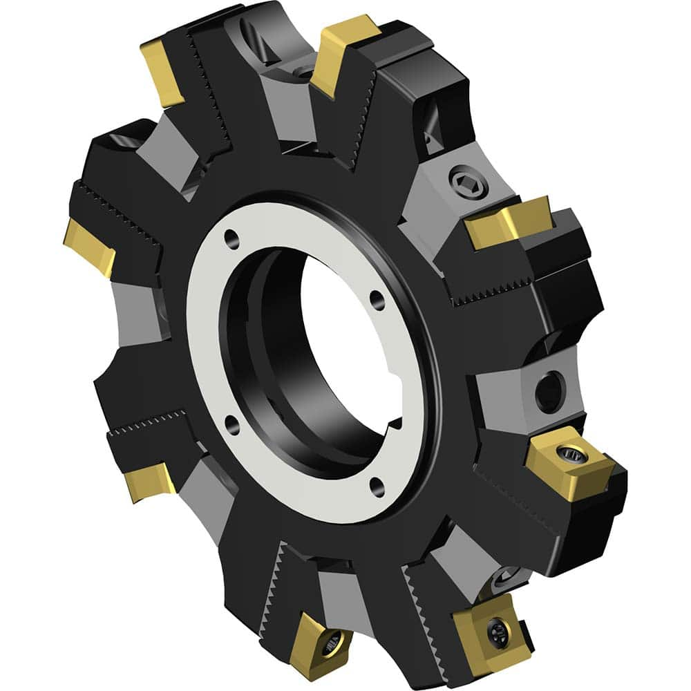 Sandvik Coromant - Indexable Slotting Cutters; Connection Type: Arbor Hole ; Maximum Depth of Cut (mm): 7.60 ; Cutter Diameter (mm): 100.00 ; Hole Diameter (mm): 32.0000 ; Number of Teeth: 8 ; Toolholder Style: R331.52 - Exact Industrial Supply