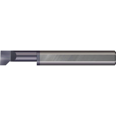 Micro 100 - Thread Relief Tools; Material: Solid Carbide ; Cutting Diameter (Inch): 5/16 ; Flat Width (Decimal Inch): 0.0940 ; Cutting Depth (Inch): 3/4 ; Projection (Decimal Inch): 0.0750 ; Shank Diameter (Inch): 5/16 - Exact Industrial Supply