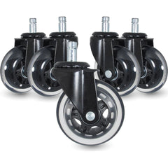 Linco - Standard Casters; Mount: Friction Ring Stem ; Style: Swivel ; Wheel Diameter: 3 (Inch); Wheel Width: 1 (Inch); Overall Height (Inch): 4-1/8 ; Load Capacity (Lb.): 600.000 - Exact Industrial Supply