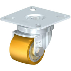 Linco - Standard Casters; Mount: Top Plate ; Style: Swivel ; Wheel Diameter: 1-3/8 (Inch); Overall Height (Inch): 2 ; Load Capacity (Lb.): 220.000 ; Wheel Material Type: Polyurethane - Exact Industrial Supply