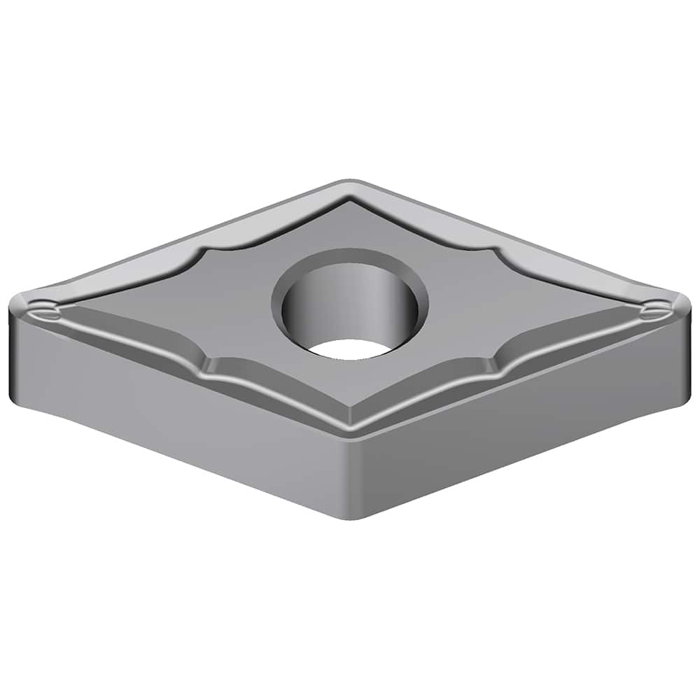 DNMG443ESU AC8035P Carbide Turning Insert Absotech Finish, 0.6102″ Long, 1/2″ Inscribed Circle, 0.0472″ Corner Radius, 1/4″ Thick, 55° Included Angle, Series AC8000P