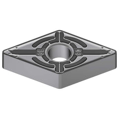 DNMG442EGE AC8025P Carbide Turning Insert Absotech Finish, 0.6102″ Long, 1/2″ Inscribed Circle, 0.0315″ Corner Radius, 1/4″ Thick, 55° Included Angle, Series AC8000P