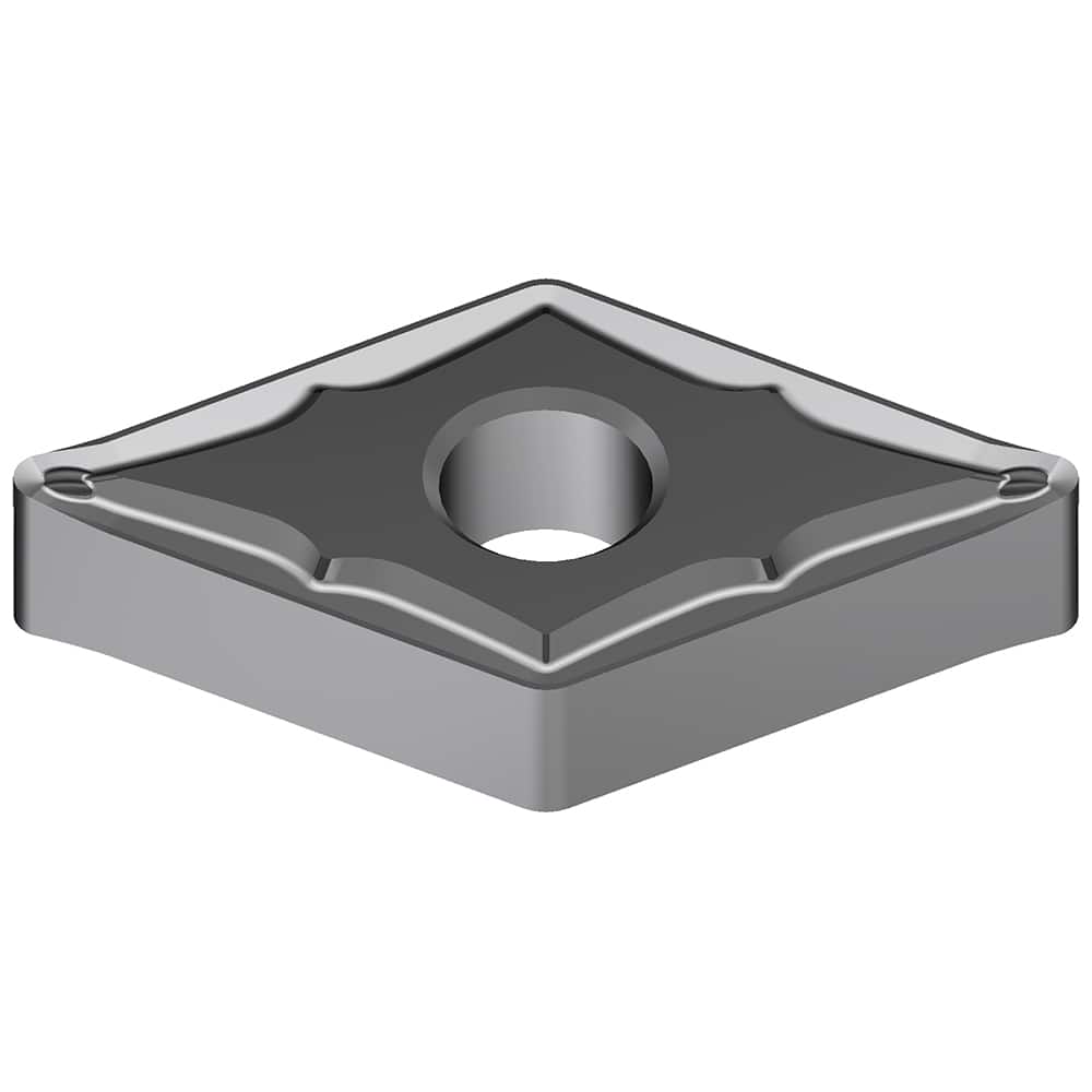 DNMG441ESU AC8025P Carbide Turning Insert Absotech Finish, 0.6102″ Long, 1/2″ Inscribed Circle, 0.0157″ Corner Radius, 1/4″ Thick, 55° Included Angle, Series AC8000P