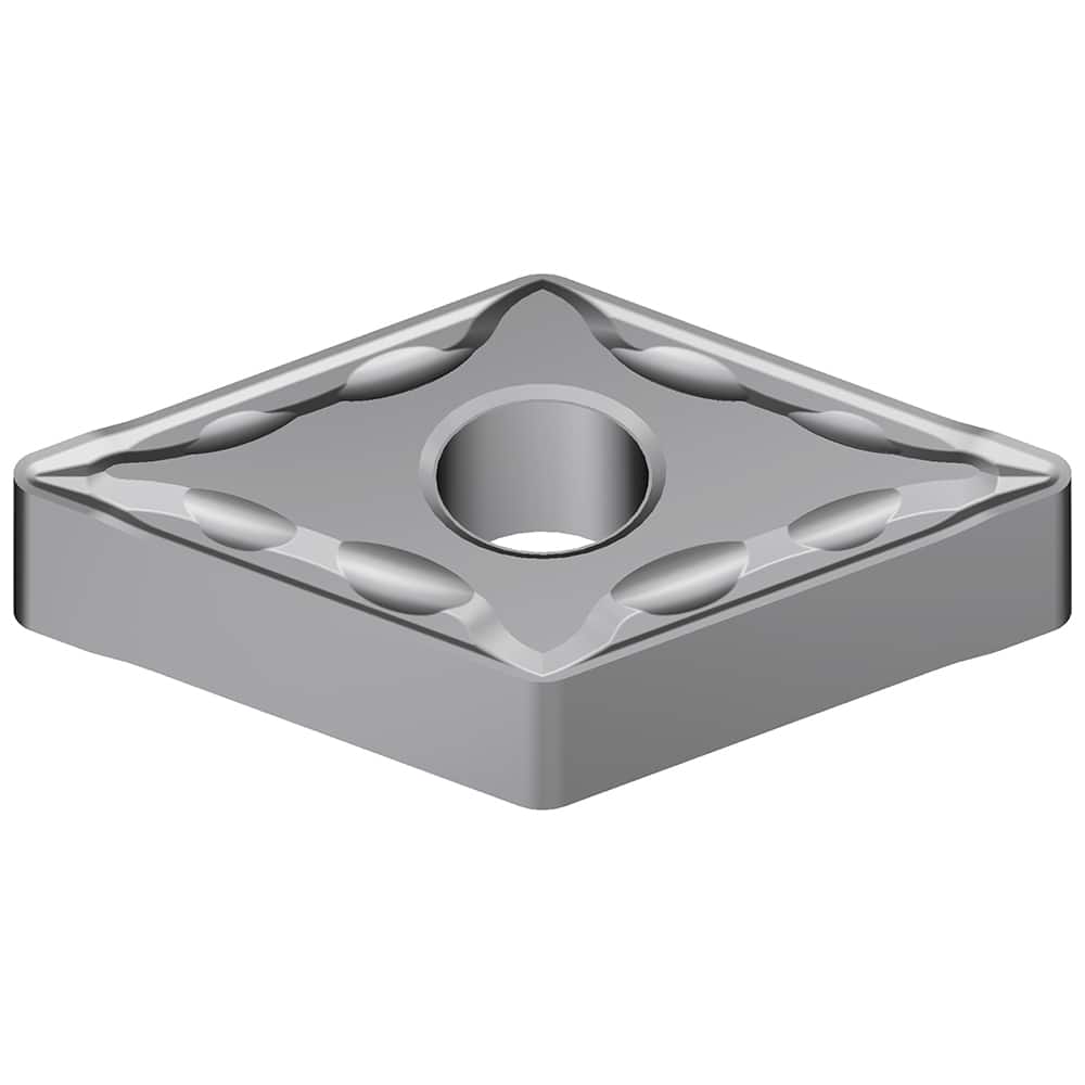 DNMG442EMU AC8035P Carbide Turning Insert Absotech Finish, 0.6102″ Long, 1/2″ Inscribed Circle, 0.0315″ Corner Radius, 1/4″ Thick, 55° Included Angle, Series AC8000P