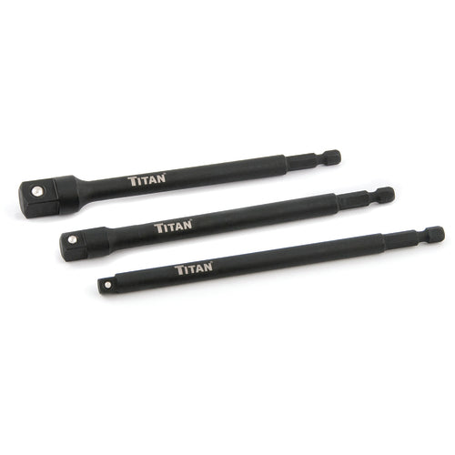 3 Piece 6″ Long Socket Adapter Set - Benchmark Tooling