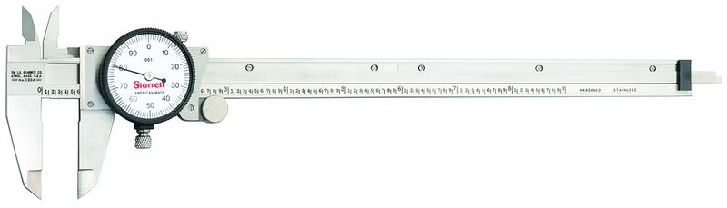 #120M-300 - 0 - 300mm Measuring Range (0.02mm Grad.) - Dial Caliper with Certification - Benchmark Tooling