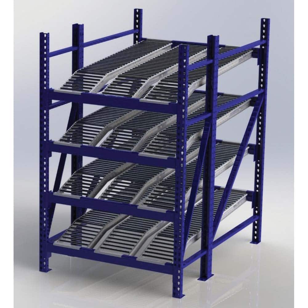 UNEX Manufacturing - Steel Shelving Type: Starter Unit Load Capacity (Lb.): 2000.000 - Benchmark Tooling