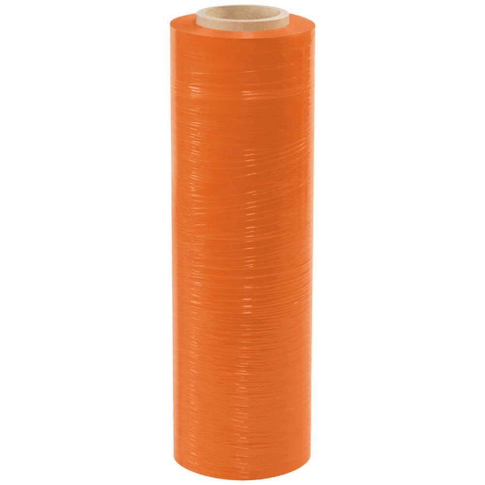 Cast Hand Stretch Film, 18″ x 80 Gauge x 1500', Orange, 4/Case