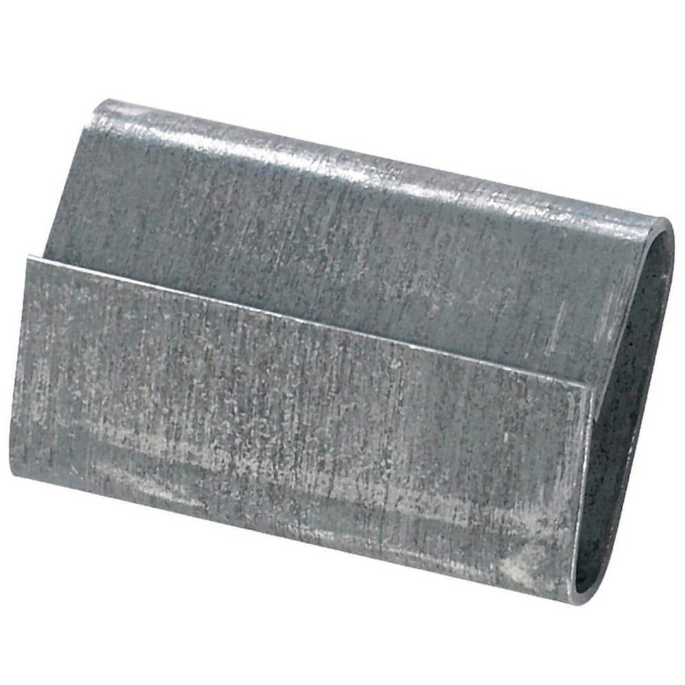 Value Collection - Strapping Seals & Buckles Type: Steel Strapping Seals - Closed/Thread On Width (Inch): 5/8 - Benchmark Tooling