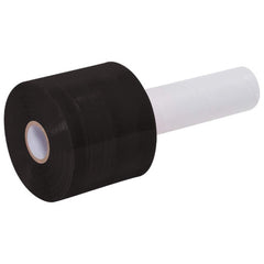 Colored Extended Core Bundling Stretch Film, 3″ x 80 Gauge x 1000', Black, 18/Case