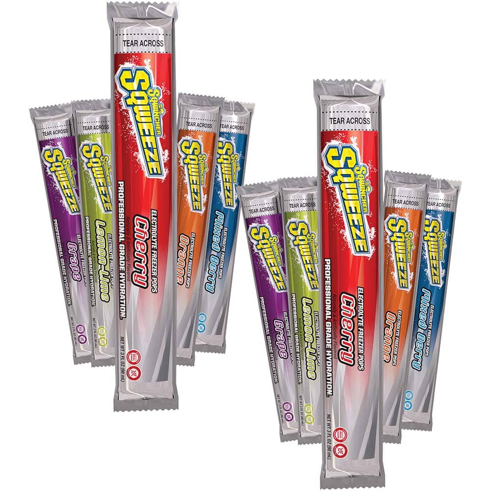 Sqwincher - 2 Cases of (150), 3 oz Pack of Assorted Freeze Pops - Benchmark Tooling