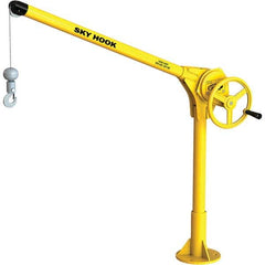 Sky Hook - 500 Lb Steel Lifting Hook Crane - Benchmark Tooling